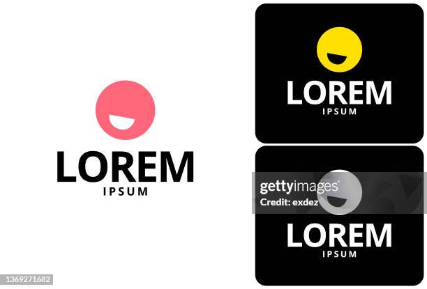 Logo Design With Smiley And Cartoon Style High-Res Vector Graphic ...