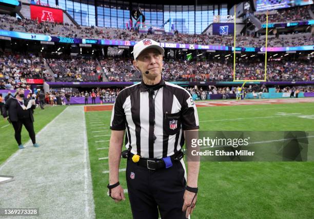 Referee Tony Corrente waits for the start of the 2022 NFL Pro Bowl at Allegiant Stadium on February 06, 2022 in Las Vegas, Nevada. The longtime...