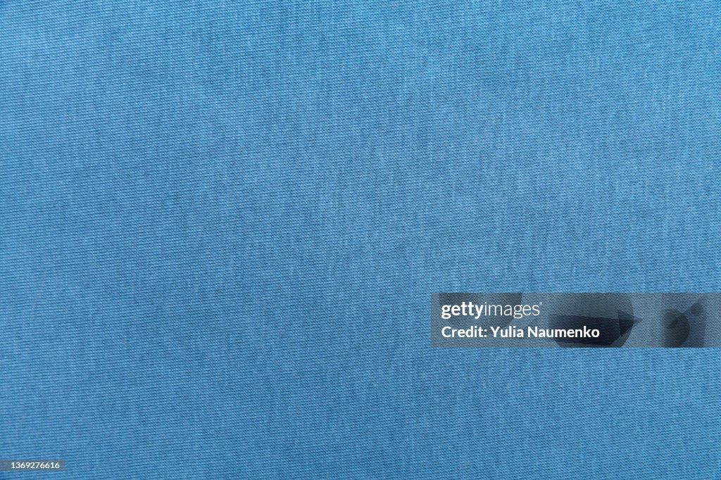 Warm And Soft Fabric As Background Blue Fabric High-Res Stock Photo - Getty  Images