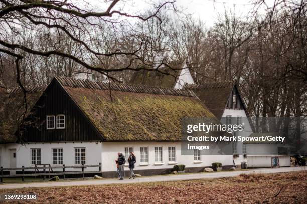 danish royal hunting grounds - denmark - royal lodge stock pictures, royalty-free photos & images