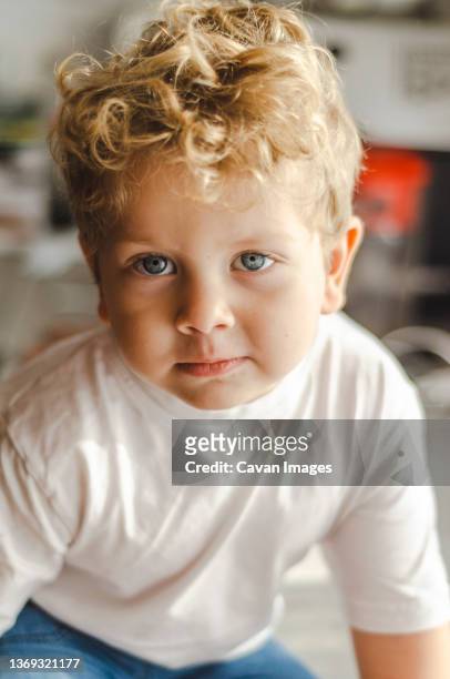 portrait of a boy 3 years old - 2 3 years foto e immagini stock