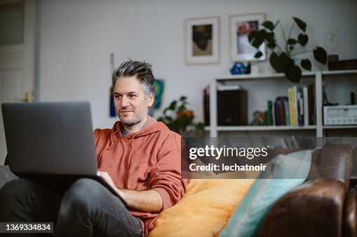 Computer programmer doing work from home Computer programmer doing work from home