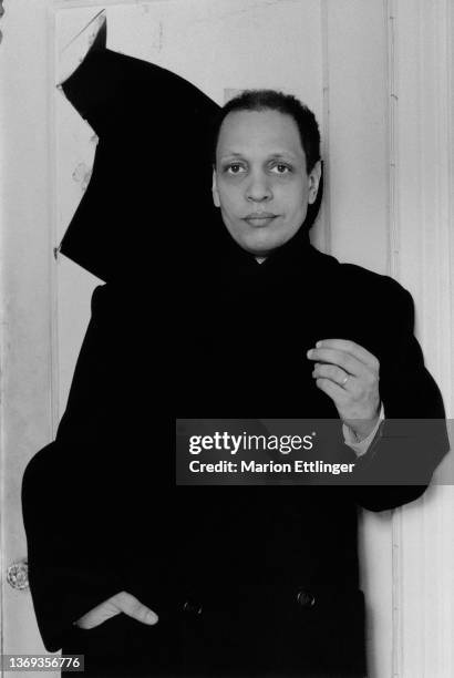 Author Walter Mosley is photographed in 1990.