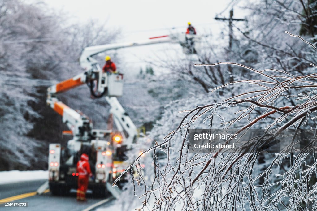 Restoring Power During Ice Storm