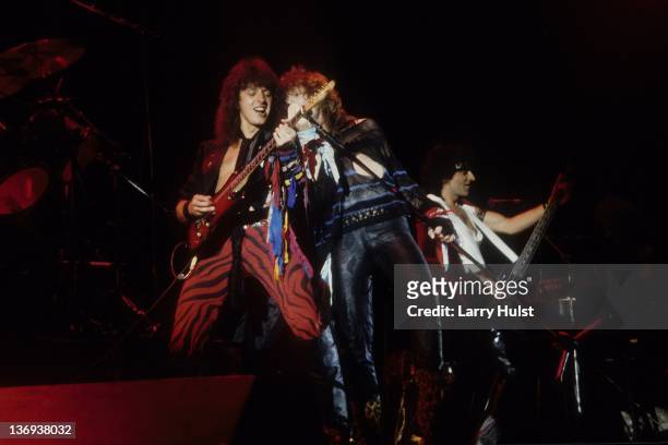 Ritchie Sambora performing with 'Jon Bon Jovi' at the Cal Expo in Sacramento, California on November 21, 1983.