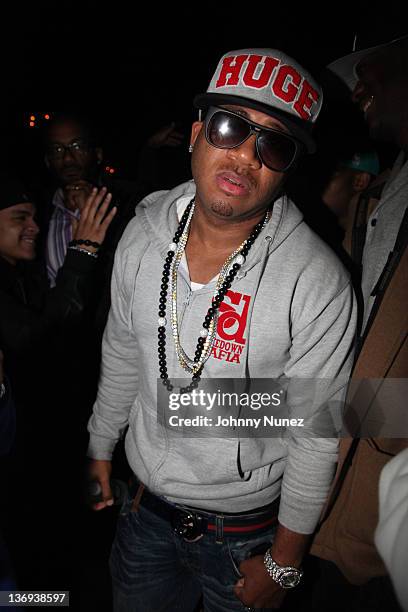 Red Cafe I attends Webster Hall on January 12, 2012 in New York City.