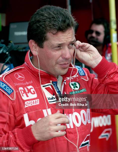 Driver Maurício Gugelmin at California Speedway, September 26, 1997 in Fontana, California.