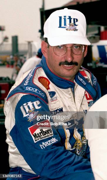 Driver Bobby Rahal at California Speedway, September 26, 1997 in Fontana, California.