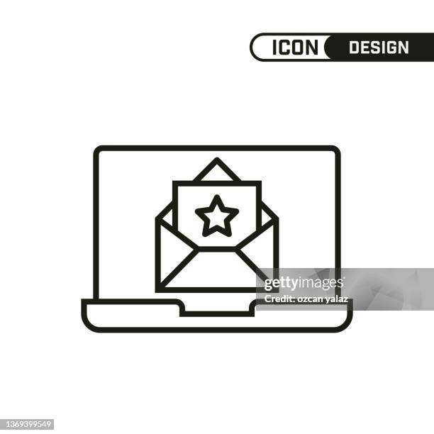 advertising line icon. single icon design. multi-use and editable thin line design. - bus stop ad stock illustrations