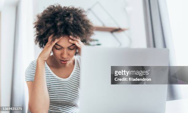tired of working from home - one mid adult woman only stock pictures, royalty-free photos & images