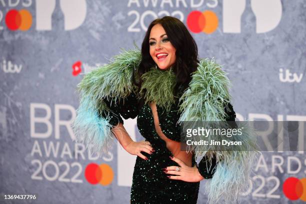 Jaime Winstone attends The BRIT Awards 2022 at The O2 Arena on February 08, 2022 in London, England.
