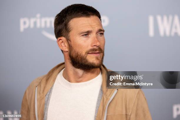 Scott Eastwood attends the Los Angeles premiere of Amazon Prime's 'I Want You Back' at ROW DTLA on February 08, 2022 in Los Angeles, California.