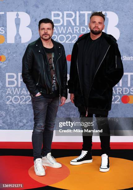 And Topic attends The BRIT Awards 2022 at The O2 Arena on February 08, 2022 in London, England.