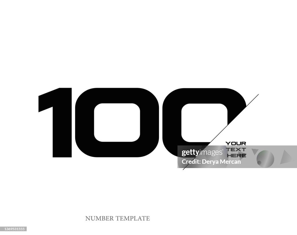 Jubiläums-Stock-Illustration. Zahlenvorlagen-Design-Vektorillustration.