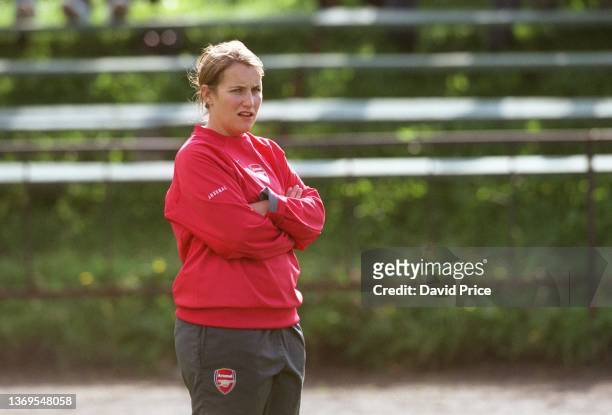 Emma Hayes of Arsenal during Arsenal Ladies training session ahead of the Women's UEFA Cup Group Stage on September 13, 2006 in Moscow, Russia.