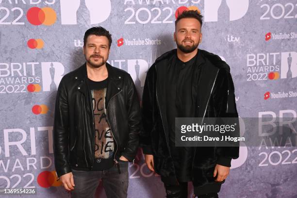 And Topic attend The BRIT Awards 2022 at The O2 Arena on February 08, 2022 in London, England.