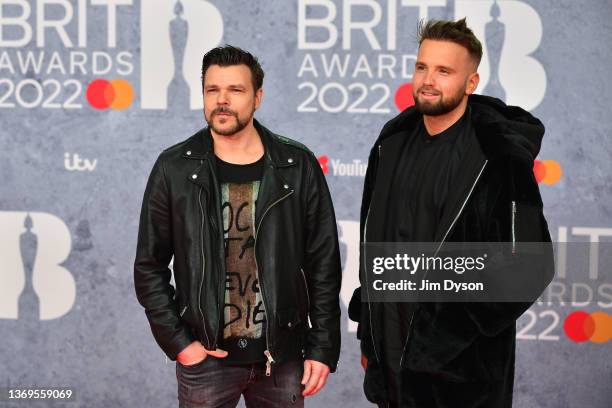 And Topic attend The BRIT Awards 2022 at The O2 Arena on February 08, 2022 in London, England.