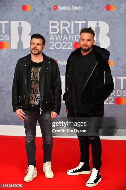 And Topic attend The BRIT Awards 2022 at The O2 Arena on February 08, 2022 in London, England.