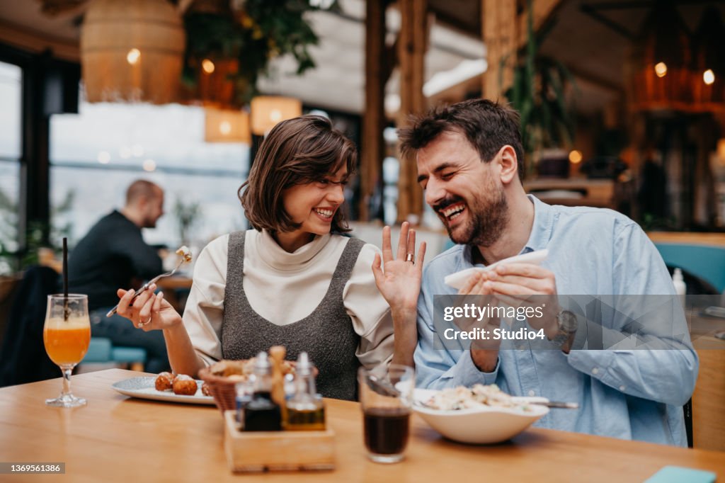 Having a great lunch and time with you