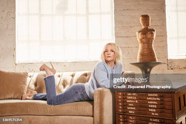 Actress/comedian Rachael Harris poses for a spec shoot on April 6, 2021 in Los Angeles, California.