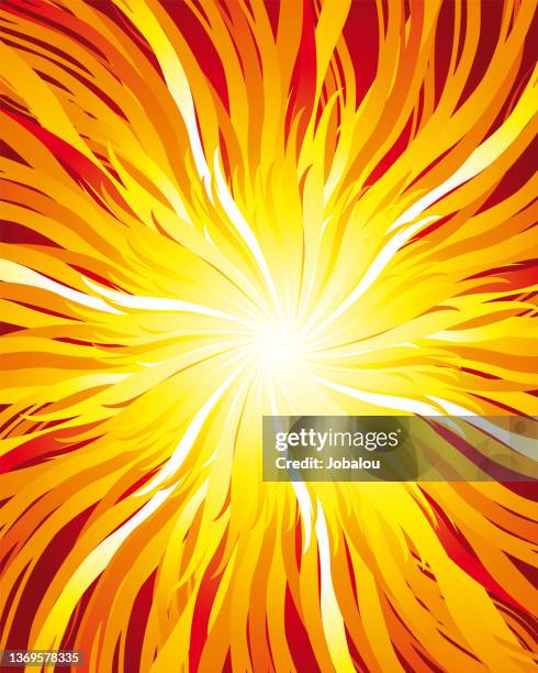 intense bright solar fire flame - solar flare stock illustrations