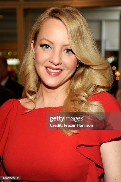 Actress Wendi McLendon-Covey attends the 12th Annual AFI Awards held at the Four Seasons Hotel Los Angeles at Beverly Hills on January 13, 2012 in...