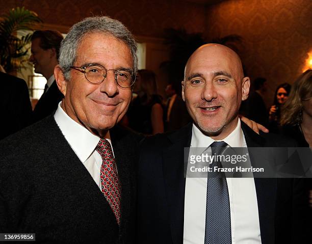 President & COO of Universal Studios Ron Meyer and Warner Bros Pictures Group President Jeff Robinov attend the 12th Annual AFI Awards held at the...