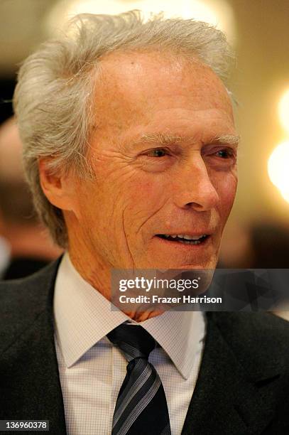 Director Clint Eastwood attends the 12th Annual AFI Awards held at the Four Seasons Hotel Los Angeles at Beverly Hills on January 13, 2012 in Beverly...