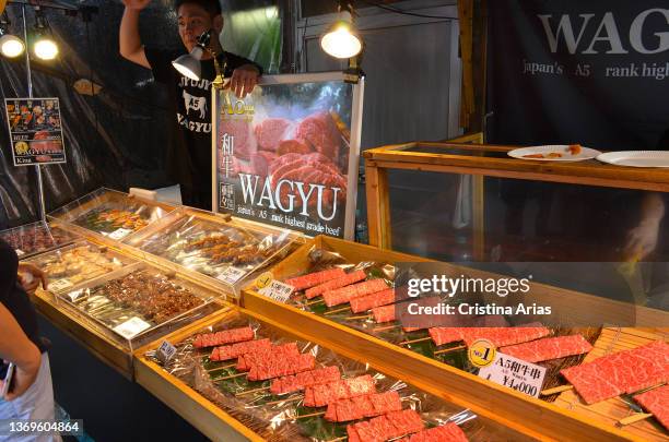 Tsukiji Fish Market on July 17, 2019 in Tokyo, Japan.