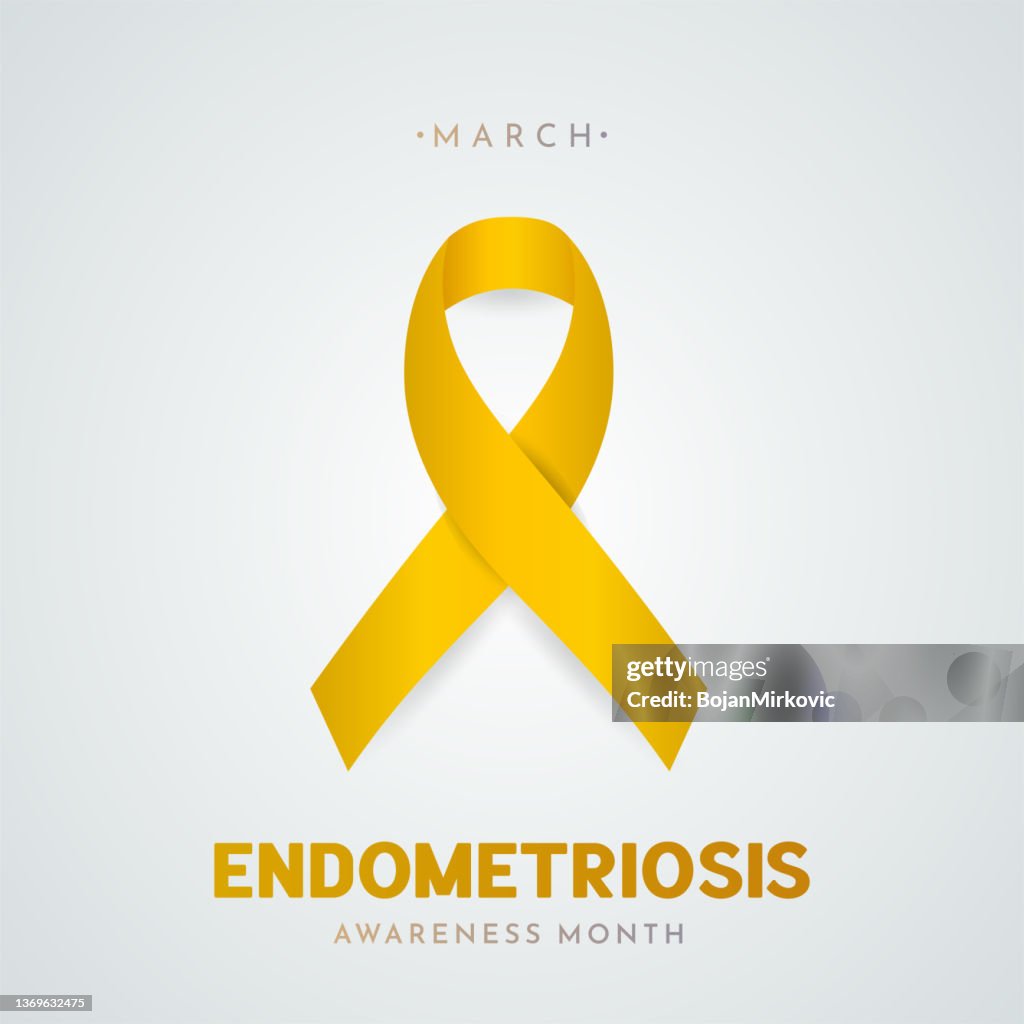 Endometriosis Awareness Month poster. Vector
