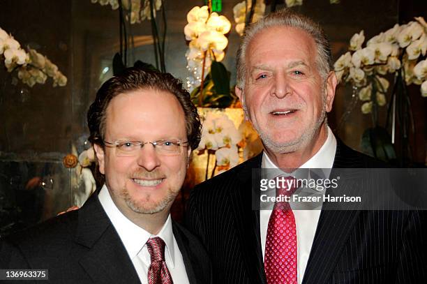 President Bob Gazzale and AFI Vice-Chairman Rich Frank attend the 12th Annual AFI Awards held at the Four Seasons Hotel Los Angeles at Beverly Hills...