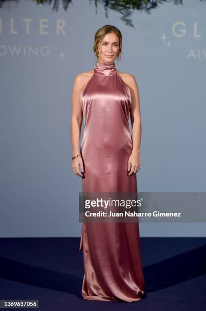Maria Pombo attends the 'Glowfilter' night gala at Mandarin Oriental Ritz Hotel on February 09, 2022 in Madrid, Spain.