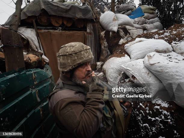 Vitaly says he is of Russian origin and fought in the Russian army during the first Chechen war, but today fights alongside Ukrainian soldiers on...