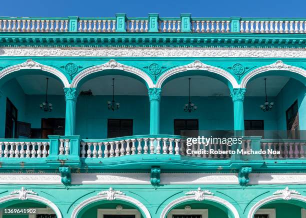 famous buildings in santa clara, cuba - villa clara province stockfoto's en -beelden