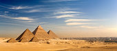The Giza Plateau skyline