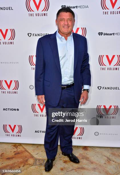 Ed Orgeron attends the The Volume Anniversary Party on February 09, 2022 in Los Angeles, California.