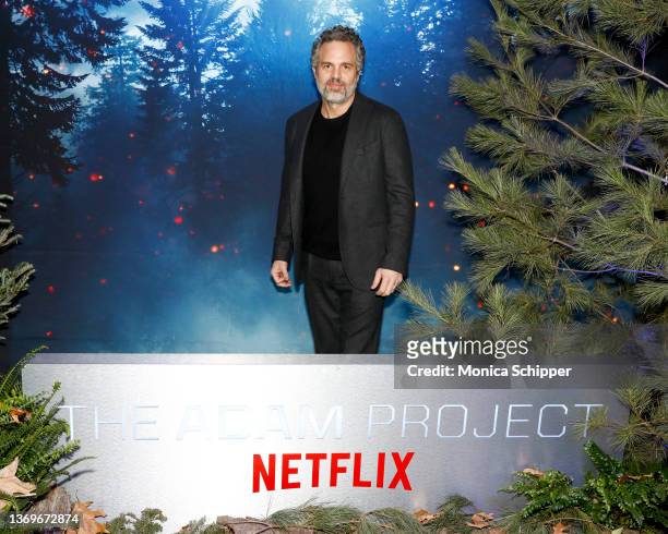 Mark Ruffalo attends The Adam Project New York Special Screening at Metrograph on February 09, 2022 in New York City.
