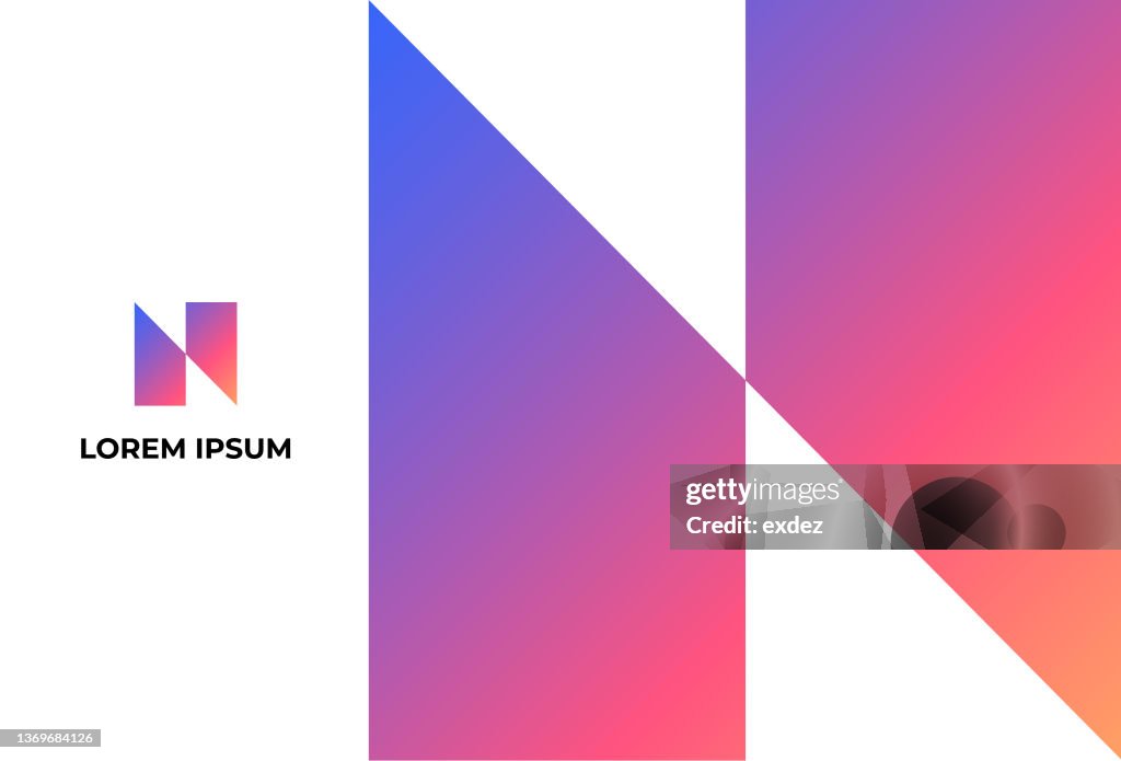 N Logo And Brand Design High-Res Vector Graphic - Getty Images