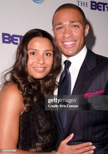 Marilee Fiebig and TJ Homes attend the BET Honors 2012 Pre-Honors dinner at the Corcoran Gallery of Art on January 13, 2012 in Washington, DC.