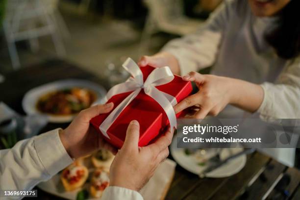 hipster couple romantic dinner on valentine day. - valentines day dinner stock pictures, royalty-free photos & images