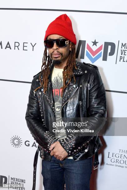 Lil Jon attends Big Game Kick-Off Event, hosted by Jay Glazer, Merging Vets And Players, at Academy LA on February 09, 2022 in Los Angeles,...