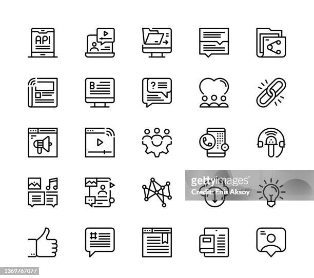 soziales netzwerk icons - web feed stock-grafiken, -clipart, -cartoons und -symbole