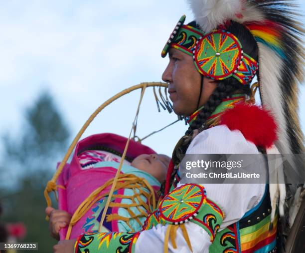 squamish first nations powwow - squamish tribe stock pictures, royalty-free photos & images