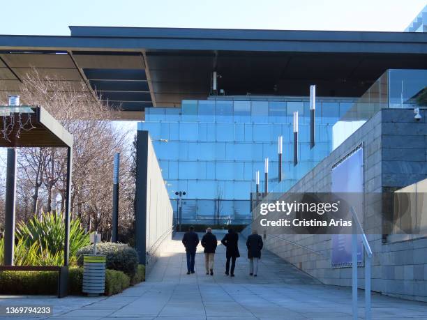 Spanish Telecom Company Telefonica Photos and Premium High Res Pictures ...