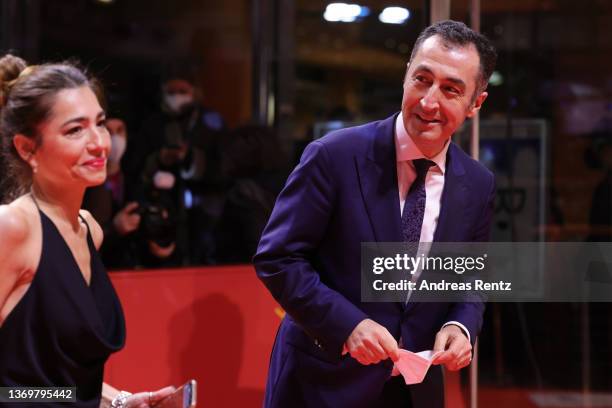 German Minister of Food and Agriculture Cem Ozdemir and his wife Pia Maria Castro arrive for the "Peter von Kant" premiere and Opening Ceremony...