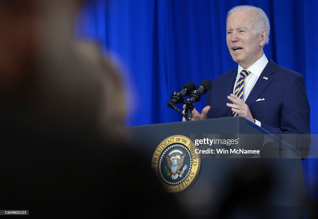 President Biden Delivers Remarks In Virginia On Lowering Health Costs