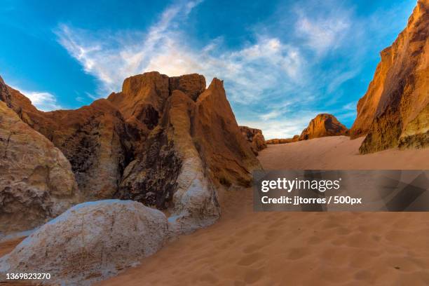 ascent to the skyline,panoramic view of rock formations against sky,beberibe,brazil - brazil skyline stock pictures, royalty-free photos & images