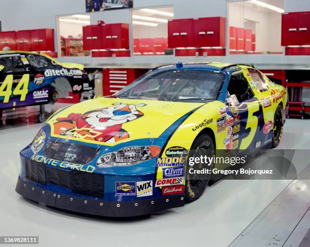 Kyle Busch's car at Hendrick Motorsports race shop in December, 2005 in Concord, North Carolina.