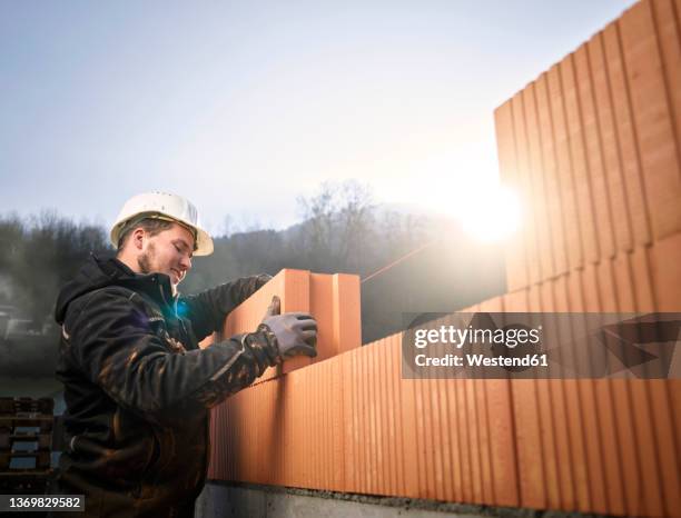 Stacking Builders 259 Person Stacking Bricks Stock Photos, High-Res Pictures, and Images ...