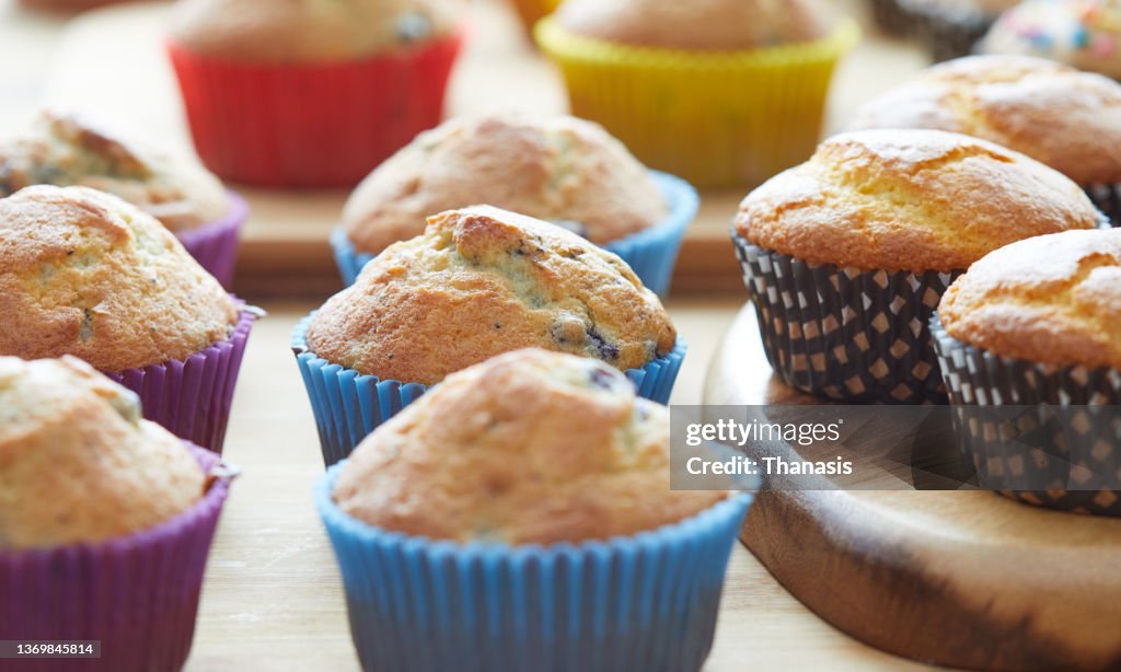Fresh baked muffins